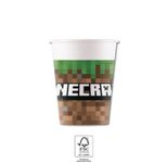 Procos Minecraft-Party Pappbecher