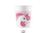 Procos Einhorn Regenbogenfarbe Pappbecher