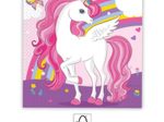 Procos Einhorn Regenbogenfarbe zweilagige Papierservietten