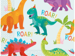 Procos Dino Party zweilagige Papierservietten