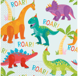 Procos Dino Party zweilagige Papierservietten