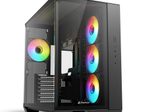 Sharkoon PC-Gehäuse Steel Shark ATX Midi-Tower schwarz