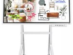 Samsung Flip WM55FX Flipchart 138,7 cm 55 Zoll inkl. Neomounts MOVE go Flip FL50-515WH1 Rollwagen & Tray CY-TF65BFC