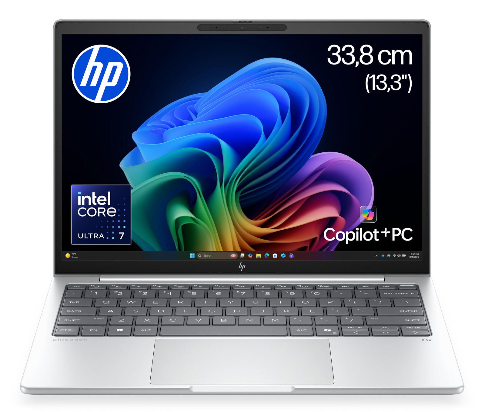 HP EliteBook 8 G2i 13 Intel® Core™ Ultra 7 355 Notebook Next Gen AI PC 33,8 cm (13.3") video preview