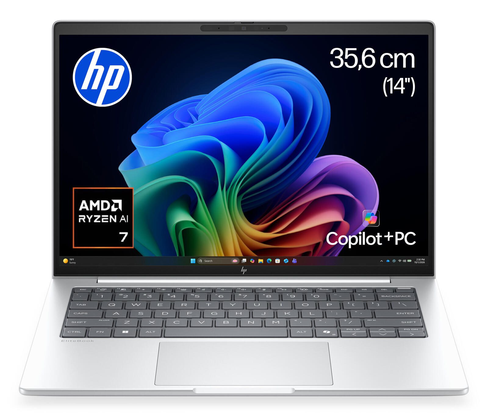 HP EliteBook 8 G2a AMD Ryzen™ AI 7 450 Notebook Next Gen AI PC 35,6 cm (14") video preview