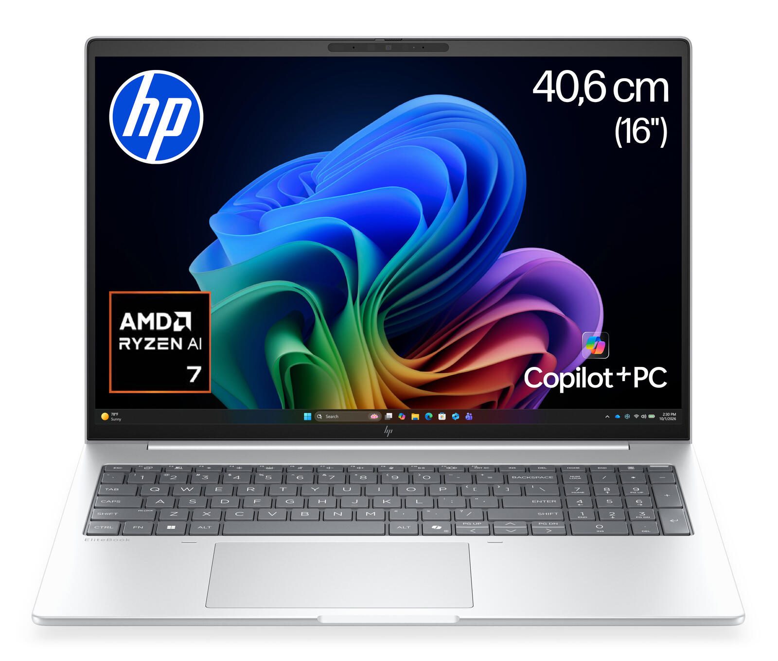 HP EliteBook 8 G2a AMD Ryzen™ AI 7 450 Notebook Next Gen AI PC 40,6 cm (16") video preview