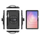 eSTUFF OHIO Defender Hülle für Galaxy Tab S10FE+ schwarz