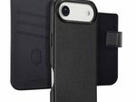 Accezz 2-in-1 Klapphülle aus Leder mit MagSafe für das Apple iPhone Air - Onyx Black
