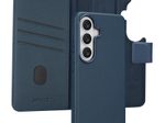Accezz 2-in-1 Klapphülle aus Leder mit MagSafe für das Samsung Galaxy S26 - Nightfall Blue