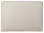 Accezz Leather Laptop Hülle fur das Apple MacBook 15 Zoll - Laptop Sleeve - Beige