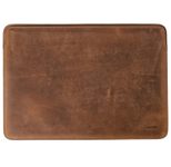 Accezz Leather Laptop Hülle fur das Apple MacBook 15 Zoll - Laptop Sleeve - Cognac