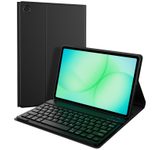 Accezz Bluetooth Keyboard Klapphülle für das Samsung Galaxy Tab A11 Plus - QWERTZ / DE - Schwarz