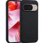Accezz Liquid Silikoncase für das Google Pixel 11 / 11 Pro / 10 / 10 Pro - Schwarz