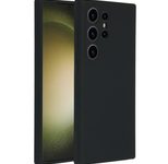 Accezz Liquid Silikoncase für das Samsung Galaxy S24 Ultra - Schwarz