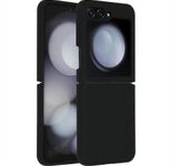 Accezz Liquid Silikoncase für das Samsung Galaxy Z Flip 5 - Schwarz