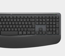 Logitech Signature Comfort Plus Combo MK880 kabelloses Tastatur-Maus-Set - QWERTZ DE - grafit