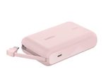 Belkin BoostCharge Powerbank 10K mit integriertem Kabel, rosa