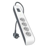 Belkin 4fach-Steckdosenleiste mit Überspannungsschutz und 2-m-Kabel