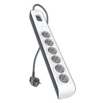 Belkin 6fach-Steckdosenleiste mit Überspannungsschutz und 2-m-Kabel