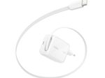 Belkin UltraCharge 67 W GaN-Ladegerät mit einziehbarem Kabel, weiß