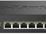 D-Link DMS-108P/E, 8-Port Multi-Gigabit Unmanaged PoE Switch