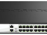 D-Link DXS-3130-28P/E, 28-Port 10G Multi-Gigabit Layer 3 Stackable PoE++ Managed Switch