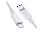 UGREEN US171 USB-C auf Lightning Schnellladekabel, 1m, weiss