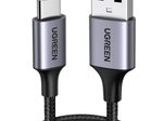 UGREEN US288 USB-A auf USB-C Ladekabel, 1m, schwarz