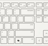Dell Pro 5 KM526 kabellose Tastatur und Maus - QWERTZ DE - weiß