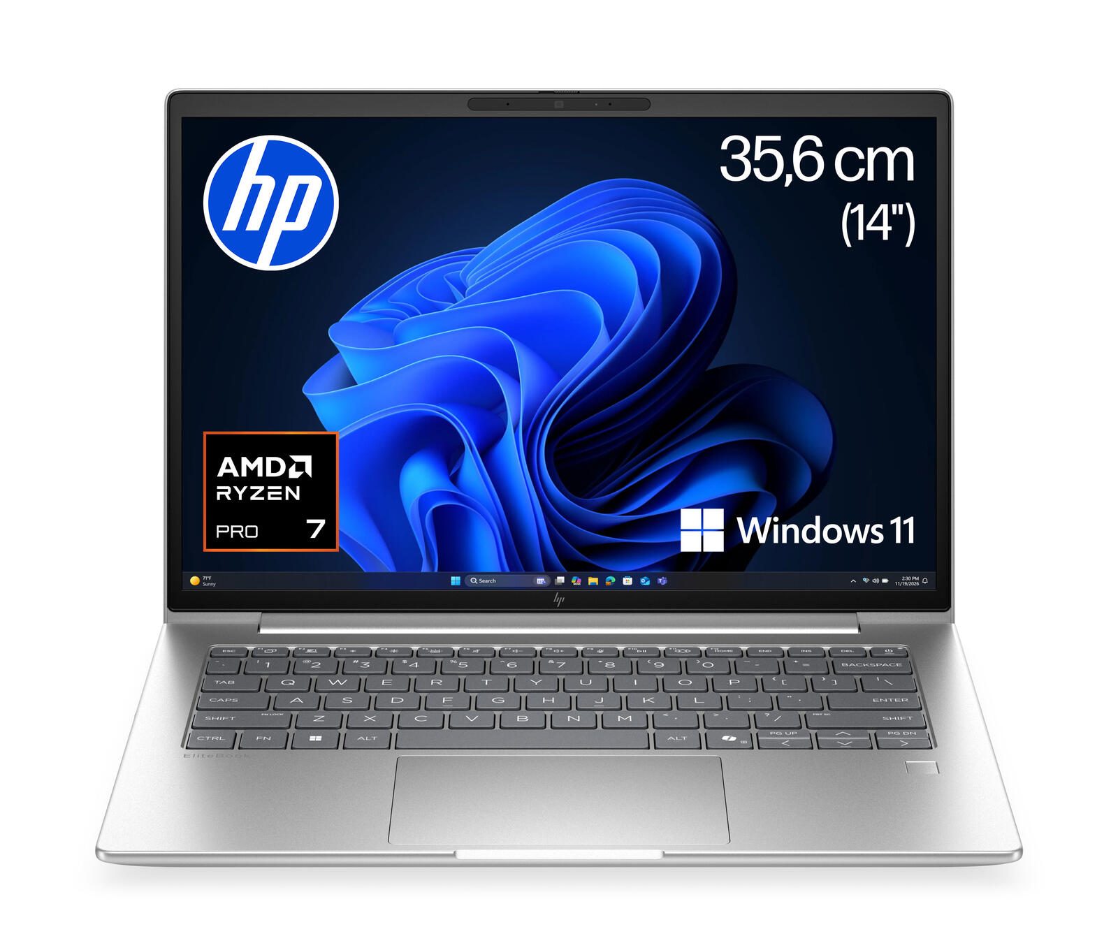HP EliteBook 6 G2a 14 AI AMD Ryzen™ 7 PRO 250 Notebook 35,6 cm (14") video preview