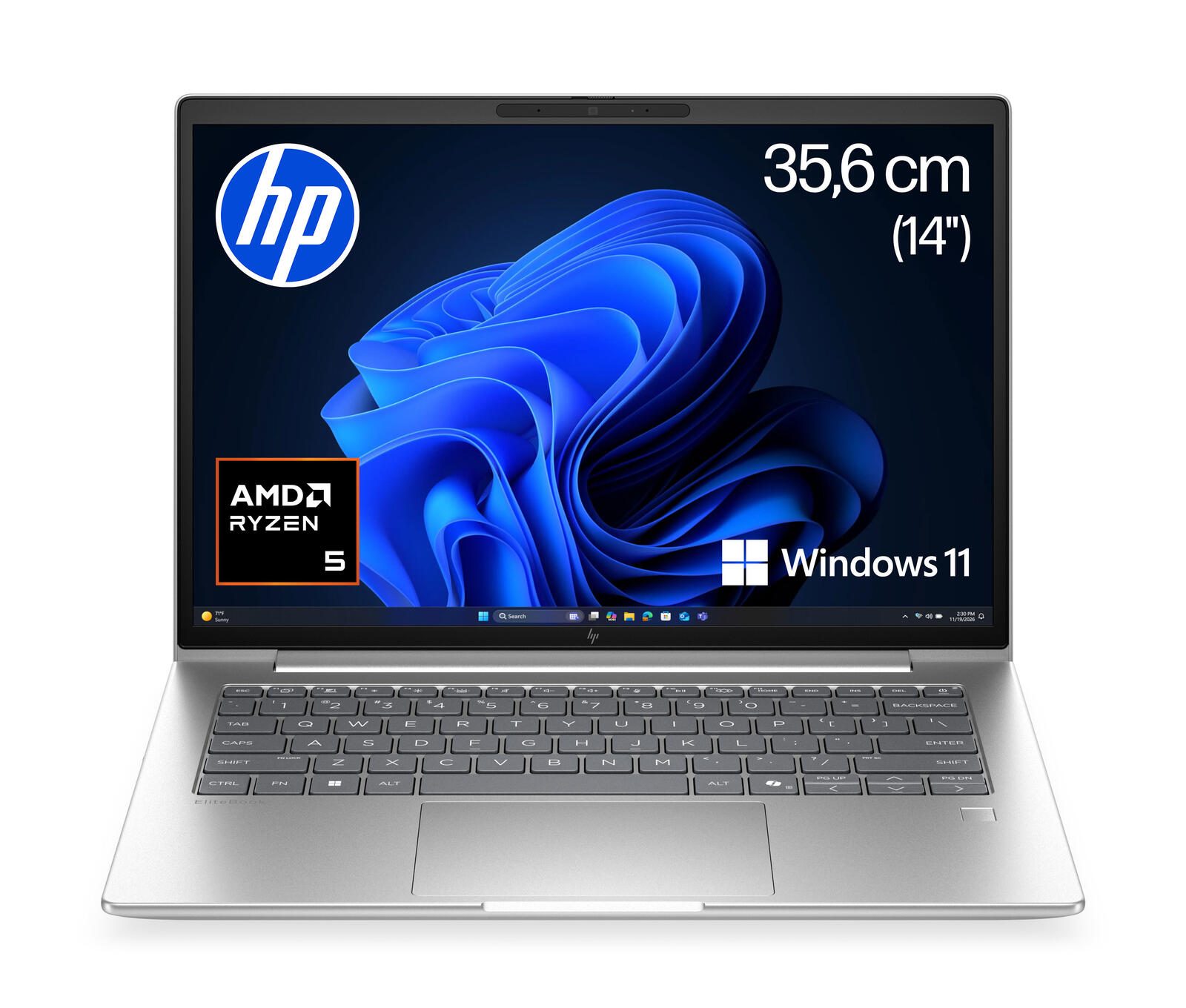 HP EliteBook 6 G2a 14 AI AMD Ryzen™ 5 230 Notebook 35,6 cm (14") video preview