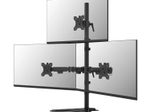Neomounts DS45-600BL2-1 Monitorständer für drei Bildschirme 10-32 Zoll