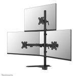 Neomounts DS45-600BL2-1 Monitorständer für drei Bildschirme 10-32 Zoll