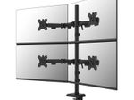 Neomounts DS60-600BL2-2 Quadruple-Monitorarm für vier Bildschirme 10-32 Zoll