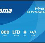iiyama ProLite LH7566UHSB-B1AG Digital Signage Display 189,5 cm (75")