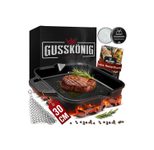 GUSSKÖNIG Eingebrannte Grillpfanne 30cm