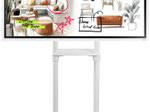 Samsung Flip WM55FX Flipchart 138,7 cm 55 Zoll inkl. Neomounts NS-M1250 Rollwagen rotierbar