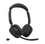 Jabra Evolve3 65 UC Stereo Headset On-Ear schwarz