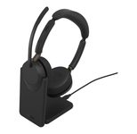 Jabra Evolve3 65 UC Stereo Headset On-Ear schwarz