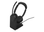 Jabra Evolve3 65 MS Stereo Headset On-Ear schwarz