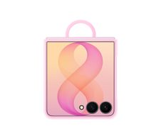 Samsung Silicone Ring Magnet Case für das Galaxy Z Flip8, Pink