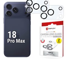 DISPLEX Full Cover Camera Lens Glass für Apple iPhone 18 Pro Max, 2 Stück