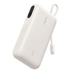 Belkin BoostCharge Powerbank 20.000mAh PD45 W mit Display, USB-A und USB-C Anschluss, inkl. USB-C-Kabel, sand