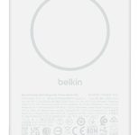 Belkin BoostCharge Slim, Magnetische Powerbank 10.000mAh, 7.5 W, weiß
