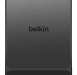 Belkin UltraCharge Pro, Slim Magnetische Powerbank 10.000mAh Qi2, 25 W, PD30w mit Display, schwarz metal