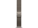 Apple Watch 49mm Titan Natur Milanaise Armband - Large