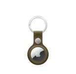 Apple AirTag Feingewebe Schlüsselanhänger - Dunkeloliv