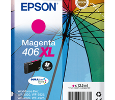 Epson Original 406XL Umbrella DURABrite Ultra Druckerpatrone - magenta C13T17H34010