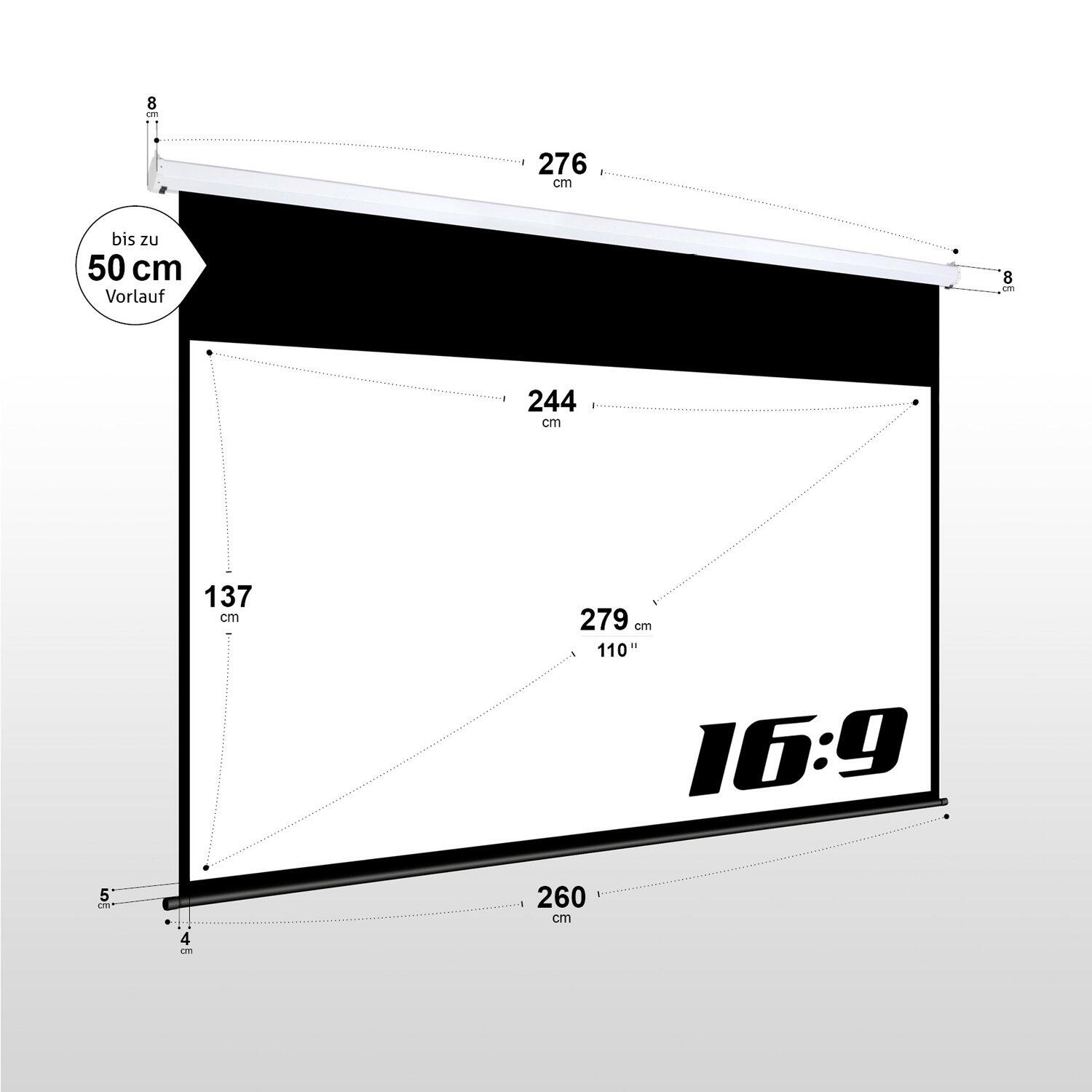 eSmart Germany Motor Leinwand MIMOTO 244 x 137 cm (110") 16:9