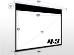 eSmart Germany Motor Leinwand MIMOTO 280 x 213 cm (133") 4:3